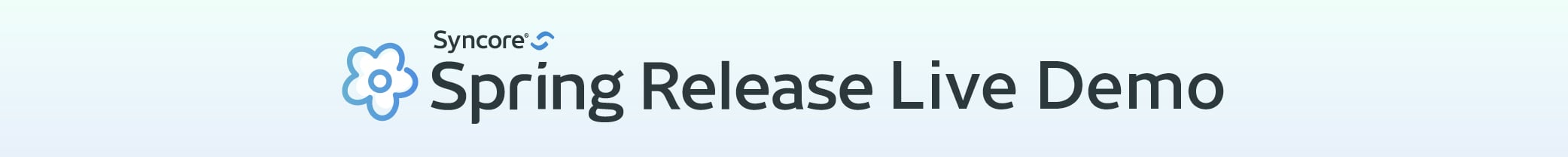 2026 Spring Release Live Demo Registration Page